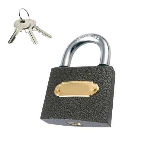 GOLD GRİ ASMA KİLİT (63 MM)